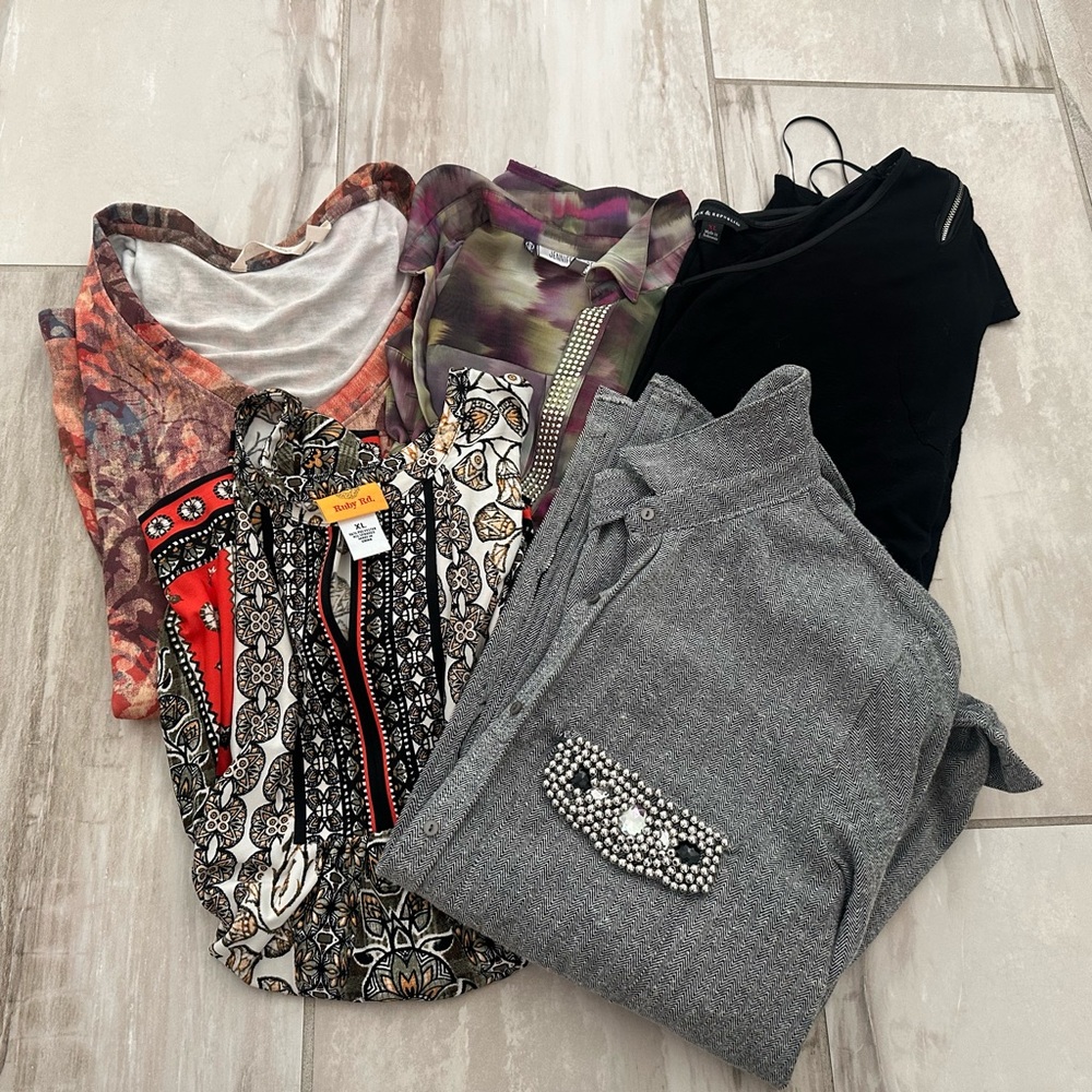 Assorted Women's Blouses - Multicolor Collection size XL